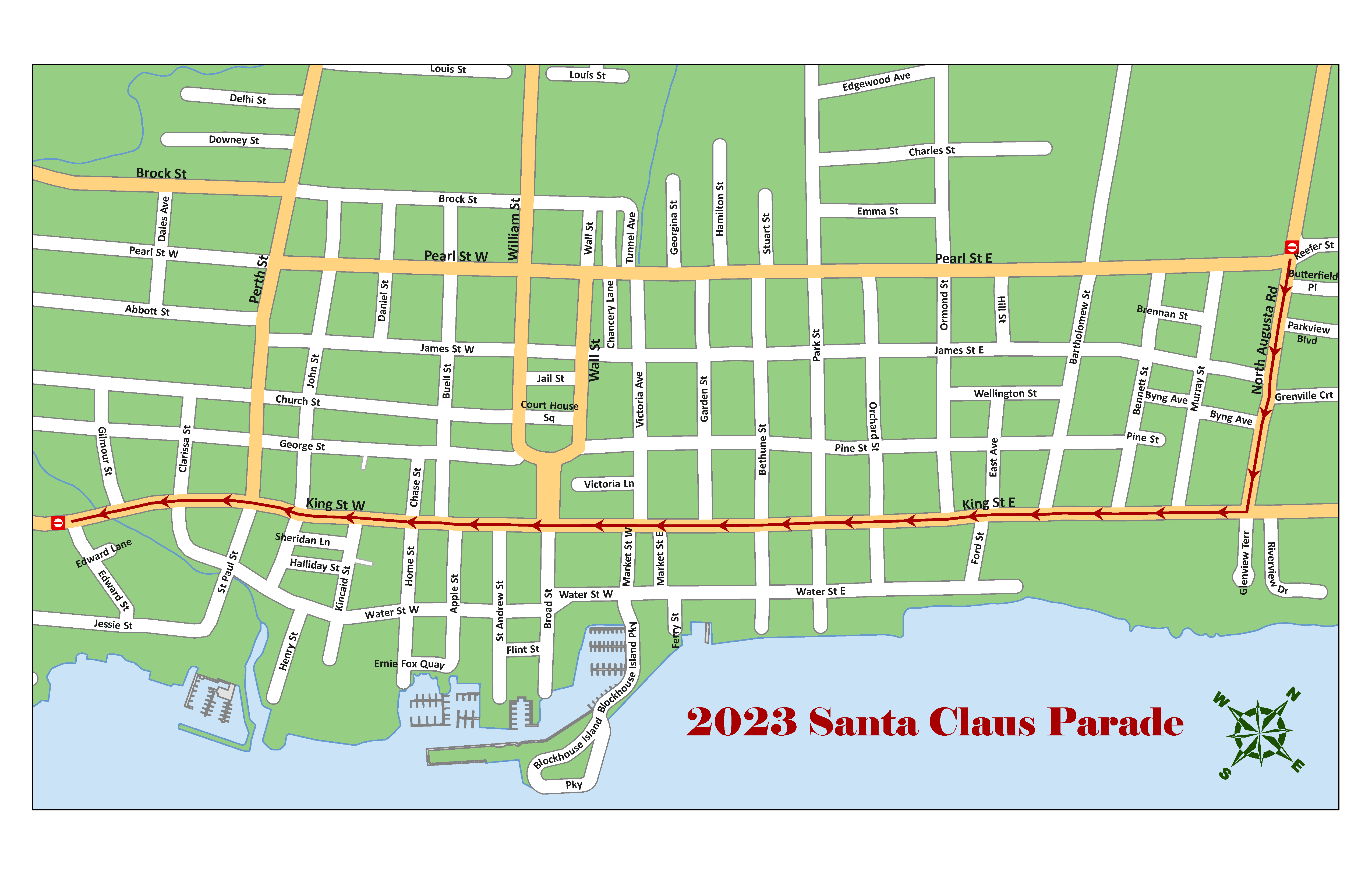 Map of Parade Route
