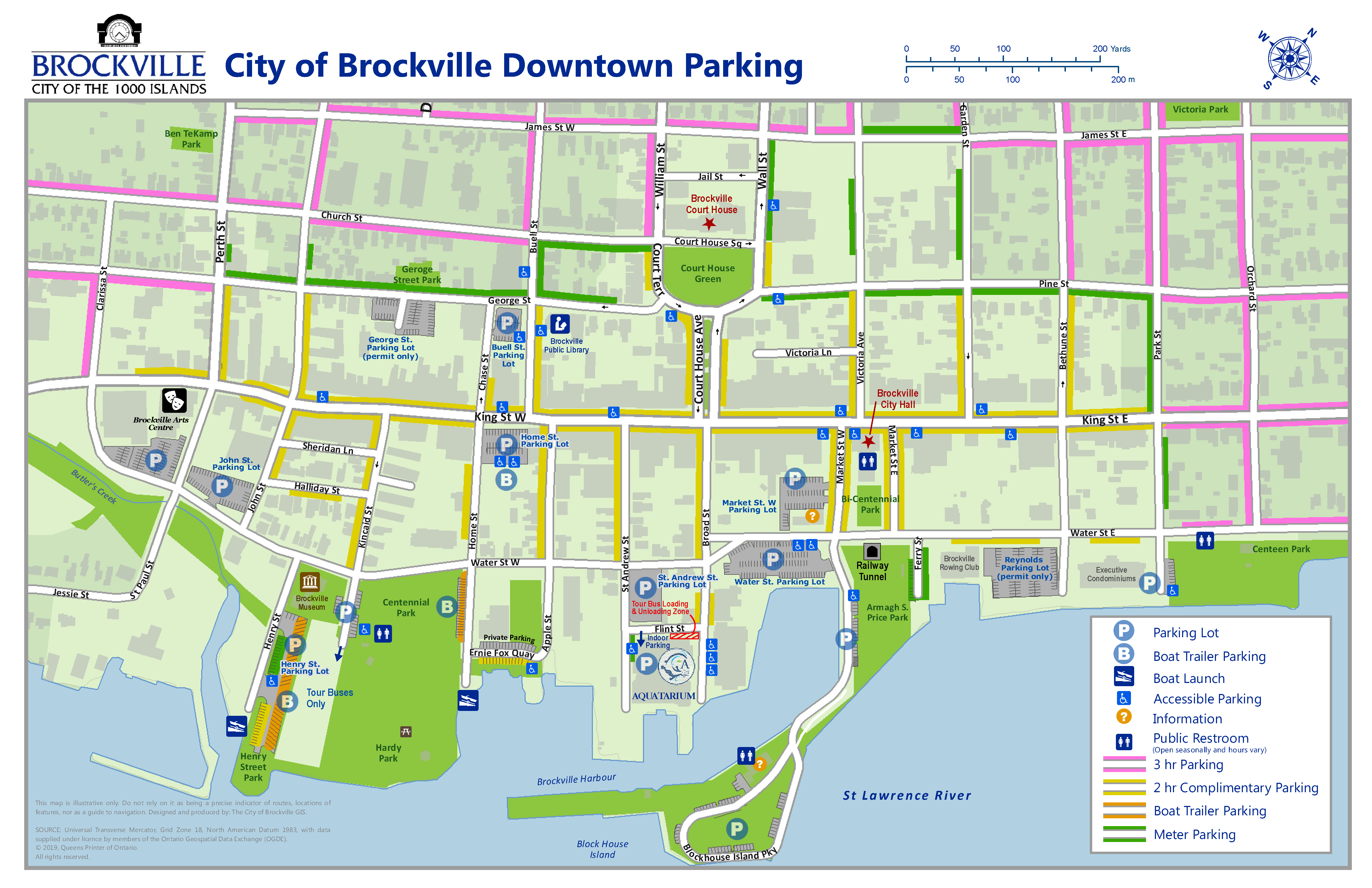 City of Brockville Downtown Parking